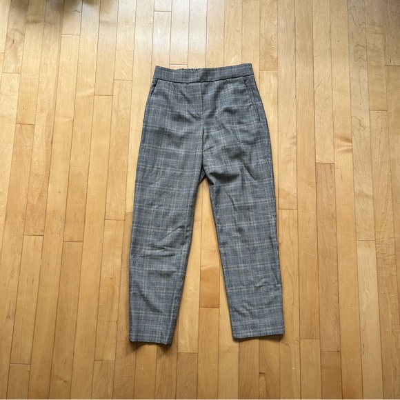 Babaton Cohen Grey Plaid Pant - Picture 1 of 5